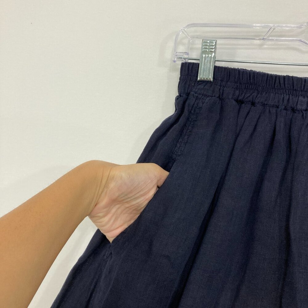 Alex Mill Navy A-Line Skirt - Picture 6 of 11